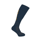 Omnitau Team Sports Classic Sports Socks - Navy with Gold Text