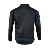 Burhill Thornbury Golf Centre Range Staff Unisex Quarter Zip Technical Midlayer Fleece - Black