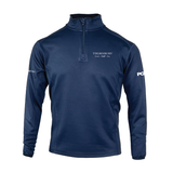Burhill Thornbury Golf Centre Shop Staff Unisex Quarter Zip Technical Midlayer Fleece - Navy