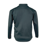 Pate's Staff Men's Quarter Zip Technical Midlayer Fleece - Black