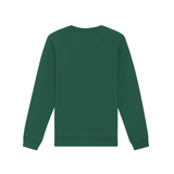 Omnitau Unisex Team Sports Crew Neck Cotton Sweatshirt - Bottle Green