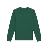 Omnitau Unisex Team Sports Crew Neck Cotton Sweatshirt - Bottle Green