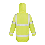 UCS Electrical Team Unisex Long Length Hi Vis Jacket - Yellow