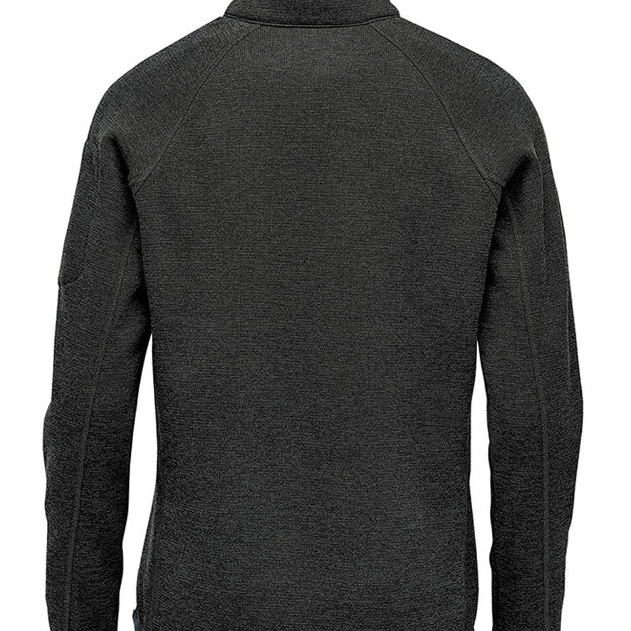 Women's Premium Raglan Quarter Zip Fleece - Black