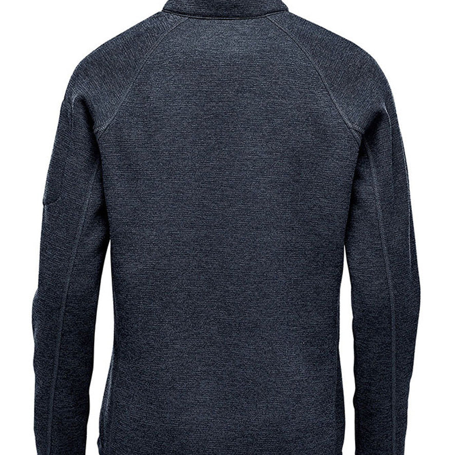 Women's Premium Raglan Quarter Zip Fleece - Navy