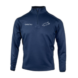 ACS Hillingdon Kid's Quarter Zip PE Midlayer Fleece - Navy