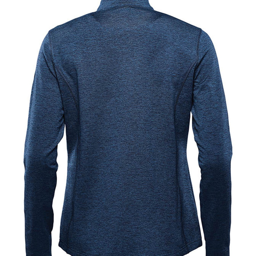 Women's Premium Moisture Wicking Quarter Zip Sweatshirt - Navy