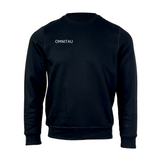 Omnitau Kid's Team Sports Crew Neck Cotton Sweatshirt - Black