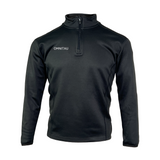 Omnitau Adult's Team Sports Quarter Zip Technical Midlayer Fleece - Black