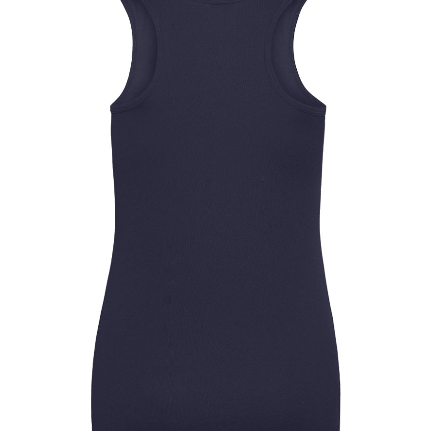 Women's Classic Breathable Racer Back Style Vest - Navy