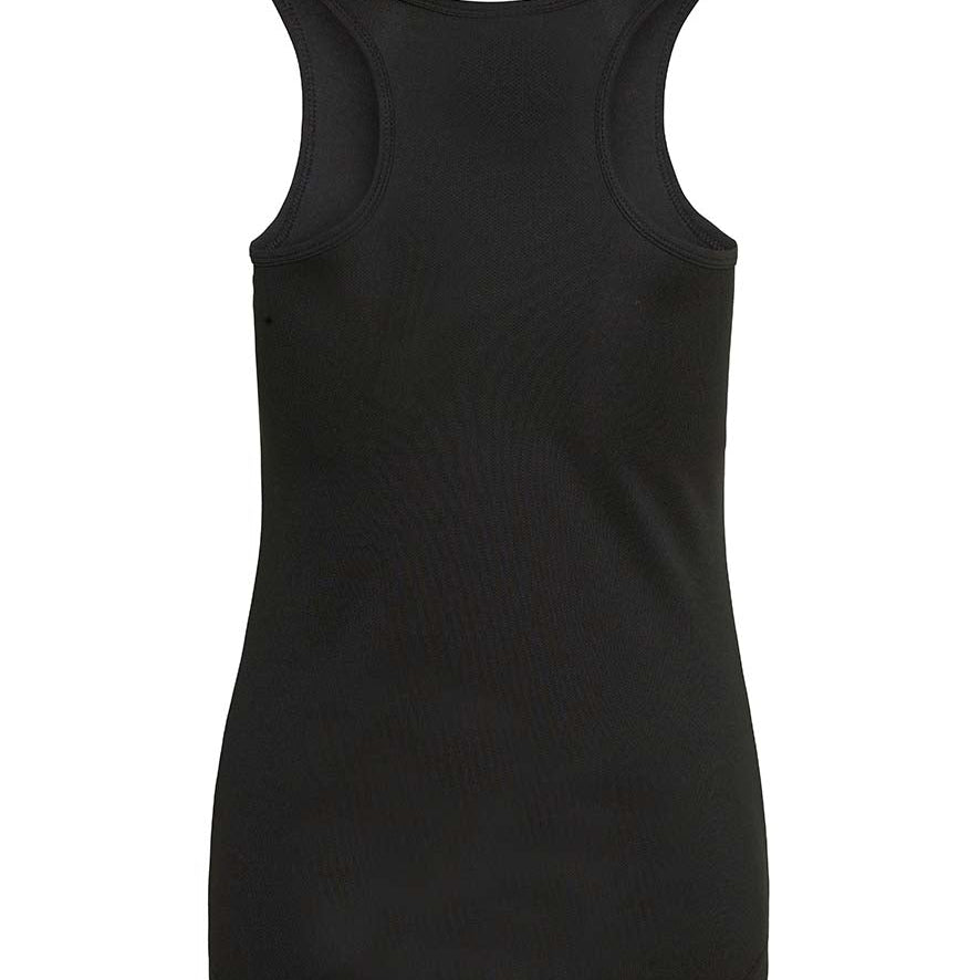 Women's Classic Breathable Racer Back Style Vest - Black