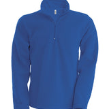 Omnitau Unisex Team Sports Quarter Zip Soft Feel Fleece - Royal Blue