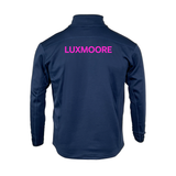 Luxmoore House Unisex Quarter Zip Fleece - Navy