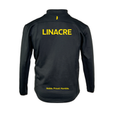 Linacre House King's Canterbury Men's 1/4 Zip Fleece - Black