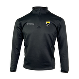 Linacre House King's Canterbury Men's 1/4 Zip Fleece - Black