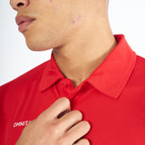 Omnitau Men's Team Sports Breathable Technical Polo - Red