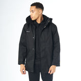 Omnitau Men's Team Sports Breathable Sideline Jacket - Black