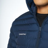 Omnitau Men's Team Sports Recycled Padded Jacket - French Navy