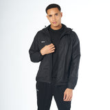 Omnitau Men's Team Sports Recycled Spray Jacket - Black