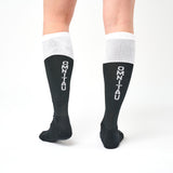Omnitau Team Sports Classic Sports Capped Socks - Black & White
