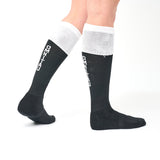Omnitau Team Sports Classic Sports Capped Socks - Black & White