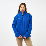 Omnitau Unisex Team Sports Quarter Zip Soft Feel Fleece - Royal Blue