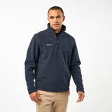 Omnitau Unisex Team Sports Quarter Zip Soft Feel Fleece - Navy