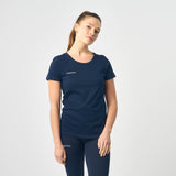 Omnitau Women's Team Sports Organic Cotton T-Shirt - French Navy
