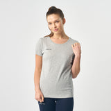 Omnitau Women's Team Sports Organic Cotton T-Shirt - Heather Grey