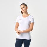 Omnitau Women's Team Sports Organic Cotton T-Shirt - White