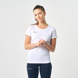 Omnitau Women's Team Sports Organic Cotton T-Shirt - White