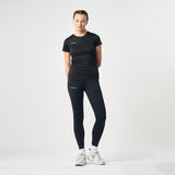 Omnitau Women's Team Sports Breathable Full Length Training Leggings - Black