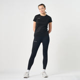 Omnitau Women's Team Sports Breathable Full Length Training Leggings - Black