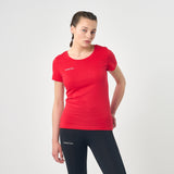 Omnitau Women's Team Sports Organic Cotton T-Shirt - Red