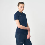 Omnitau Women's Team Sports Organic Cotton Polo - French Navy