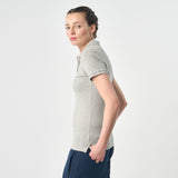 Omnitau Women's Team Sports Organic Cotton Polo - Heather Grey