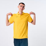 Omnitau Men's Team Sports Organic Cotton Polo - Yellow