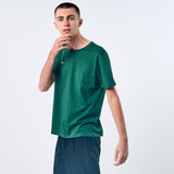 Omnitau Men's Team Sports Organic Cotton T-Shirt - Bottle Green