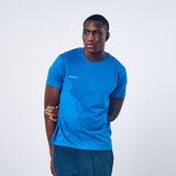 Omnitau Men's Team Sports Organic Cotton T-Shirt - Royal Blue