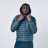 Omnitau Men's Team Sports Recycled Padded Jacket - Metal Grey