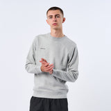 Omnitau Unisex Team Sports Crew Neck Cotton Sweatshirt - Heather Grey