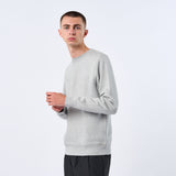 Omnitau Unisex Team Sports Crew Neck Cotton Sweatshirt - Heather Grey