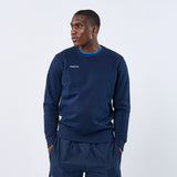 Omnitau Unisex Team Sports Crew Neck Cotton Sweatshirt - French Navy