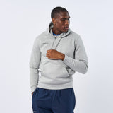 Omnitau Unisex Team Sports Organic Cotton Hoodie - Heather Grey