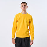 Omnitau Unisex Team Sports Crew Neck Cotton Sweatshirt - Yellow