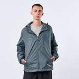 Omnitau Men's Team Sports Recycled Spray Jacket - Metal Grey