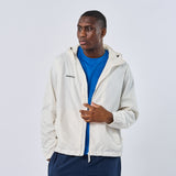 Omnitau Men's Team Sports Recycled Spray Jacket - White