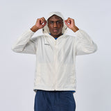 Omnitau Men's Team Sports Recycled Spray Jacket - White