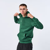 Omnitau Unisex Team Sports Organic Cotton Hoodie - Bottle Green