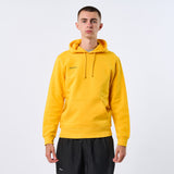 Omnitau Unisex Team Sports Organic Cotton Hoodie - Yellow